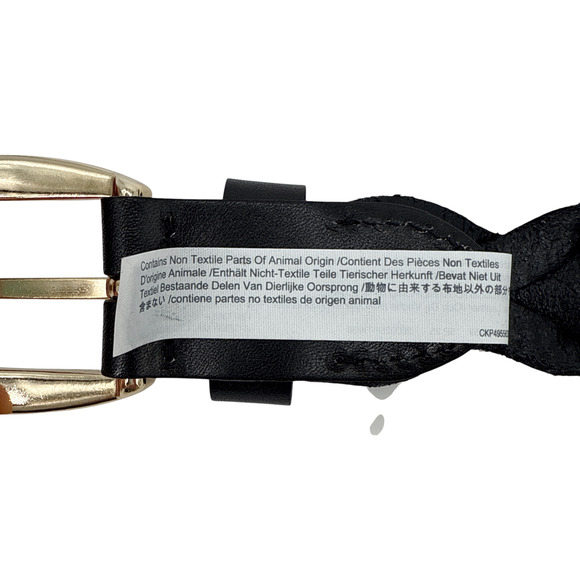 MADEWELL Braided Belt in True Black XXS-S - Picture 12 of 12